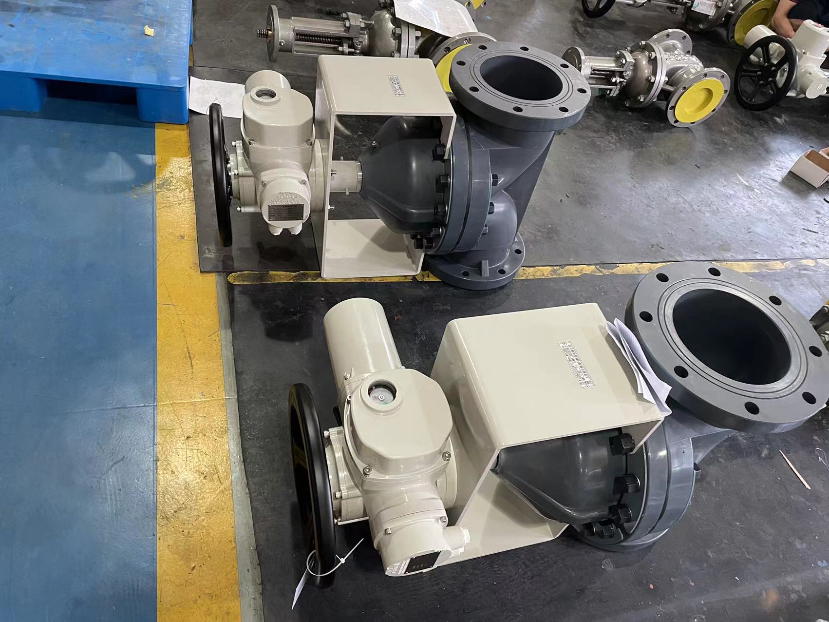 電動塑料隔膜閥 電動塑料隔膜閥